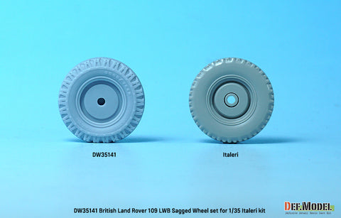 DEF Model DW35141 1/35  British land rover 109 LWB wheel set (for italeri 1/35)