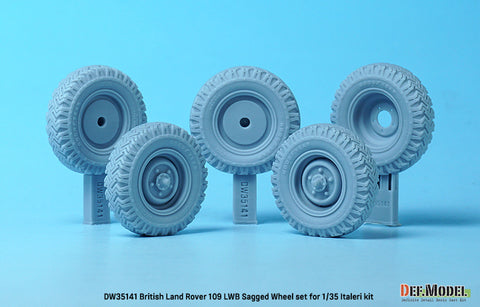 DEF Model DW35141 1/35  British land rover 109 LWB wheel set (for italeri 1/35)