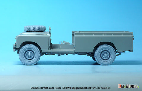 DEF Model DW35141 1/35  British land rover 109 LWB wheel set (for italeri 1/35)