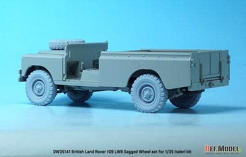 DEF Model DW35141 1/35  British land rover 109 LWB wheel set (for italeri 1/35)