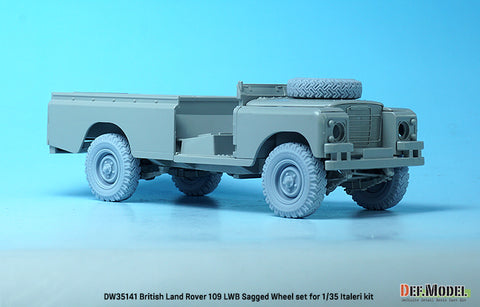 DEF Model DW35141 1/35  British land rover 109 LWB wheel set (for italeri 1/35)