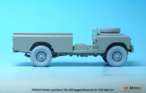 DEF Model DW35141 1/35  British land rover 109 LWB wheel set (for italeri 1/35)