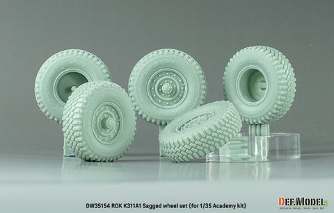 DEF Model DW35154 1/35 ROK K311A1 Sagged wheel set ( for Academy 1/35)