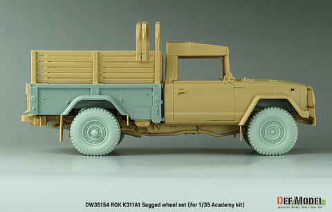DEF Model DW35154 1/35 ROK K311A1 Sagged wheel set ( for Academy 1/35)