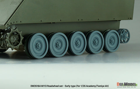 DEF Model DW35164 1/35 M113 Roadwheel outside parts w/ Idler wheels (for Tamiya/Academy 1/35 kit)- 3D printed