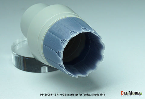 DEF Model DZ48008 1/48 F-16 F110-GE Nozzle set - (for Tamiya/Kinetic 1/48)