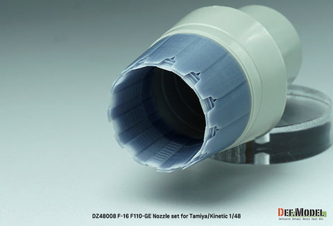 DEF Model DZ48008 1/48 F-16 F110-GE Nozzle set - (for Tamiya/Kinetic 1/48)