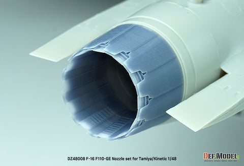 DEF Model DZ48008 1/48 F-16 F110-GE Nozzle set - (for Tamiya/Kinetic 1/48)