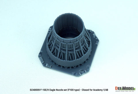 DEF Model DZ48009 1/48 F-15E/K Eagle Nozzle set (F100 type) - Closed (for Academy 1/48)