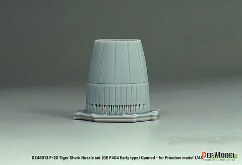 DEF Model DZ48013 1/48 F-20 TigerShark Nozzle set (GE YF404-100) Opened- (for Freedom model 1/48)