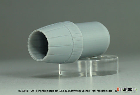DEF Model DZ48013 1/48 F-20 TigerShark Nozzle set (GE YF404-100) Opened- (for Freedom model 1/48)