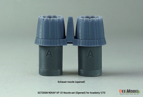 DEF Model DZ72008 1/72 ROKAF KF-21 Nozzle set - Opened (for Academy 1/72)
