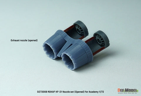 DEF Model DZ72008 1/72 ROKAF KF-21 Nozzle set - Opened (for Academy 1/72)
