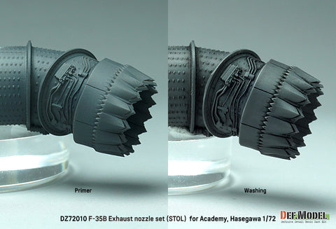 DEF Model DZ72010 1/72 F-35B Lightning II Exhaust nozzle set- STOL (for Academy, Hasegawa 1/72)