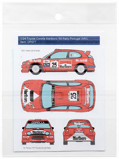 Decal Pool DP077 1/24 Toyota Corolla Marlboro Rally Portugal '99