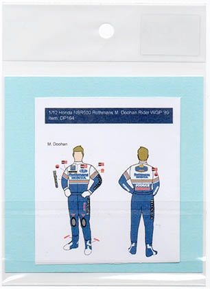 Decal Pool DP164 1/12 Honda NSR500 Rothmans M. Doohan rider '89