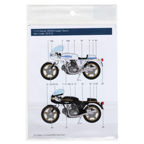 Decal Pool DP312 1/12 Ducati 900 Super Sport
