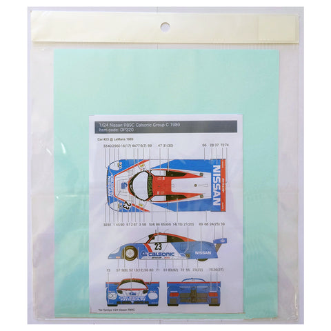 Decal Pool DP320 1/24 Nissan R89C Calsonic LeMans 1989