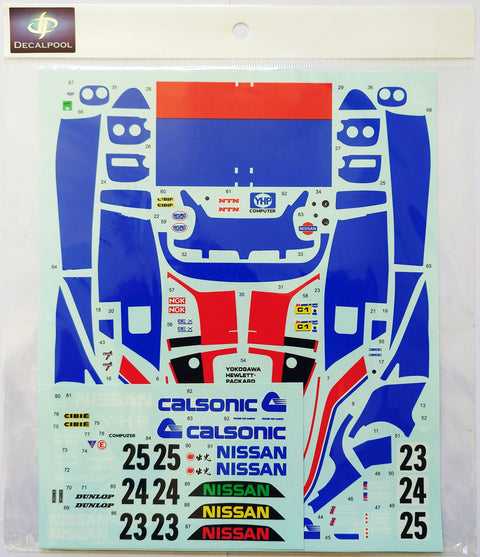 Decal Pool DP320 1/24 Nissan R89C Calsonic LeMans 1989