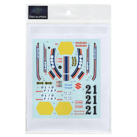 Decal Pool DP335 1/12 Suzuki RGB500 Team Gallina 1982