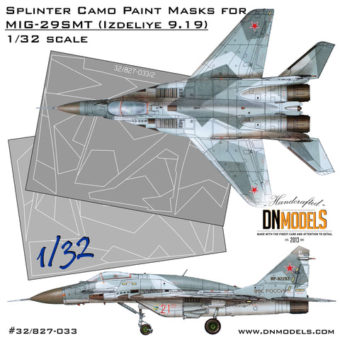 DN Models 32/827-033 1/32 MIG-29SMT Splinter Camo 1/32
