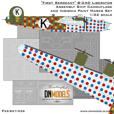 DN Models 32/827-036 1/32 Assembly Ship B-24D Liberator “First Sergeant” 1/32