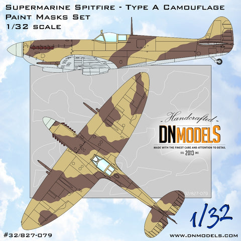 DN Models 32/827-079 1/32 Supermarine Spitfire Camouflage Type A 1/32