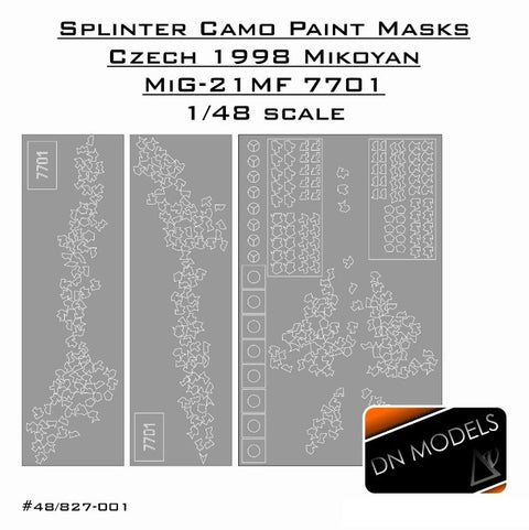 DN Models 48-827-001 1/48 Mig-21 Splinter Camo