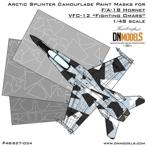 DN Models 48-827-034 1/48 F-18 Splinter Camo