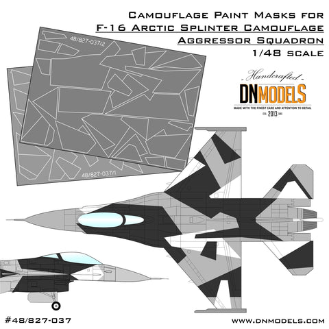 DN Models 48-827-037 1/48 F-16C Arctic Camo 48th