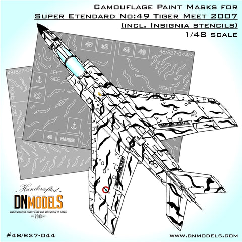 DN Models 48-827-044 1/48 Super Etendard No:49 Tiger Meet 2007