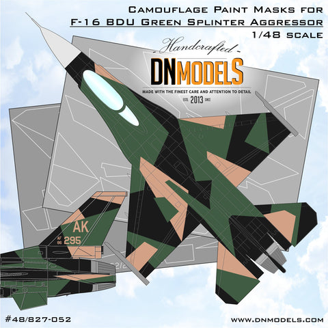 DN Models 48-827-052 1/48 F-16C BDU Gren  Splinter Camo