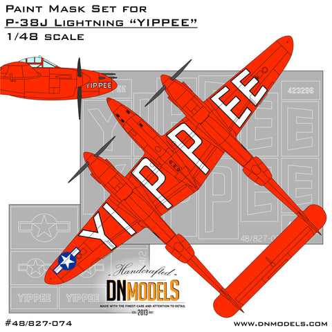 DN Models 48-827-074 1/48 P-38J YIPPEE  scale