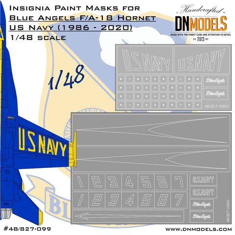 DN Models 48-827-099 1/48 Blue Angels F/A-18 Hornet US Navy