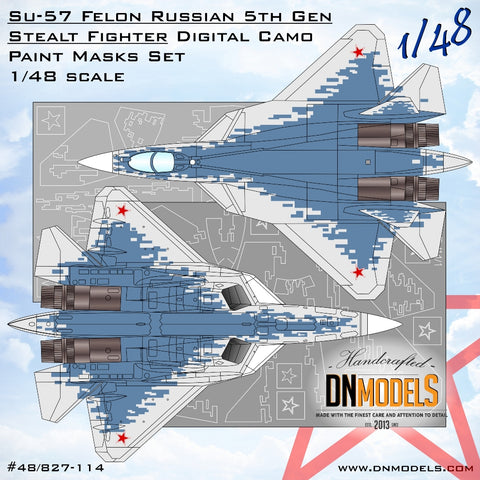 DN Models 48-827-114 1/48 Su-57 Felon Digital Camo