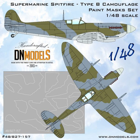 DN Models 48-827-157 1/48 Supermarine Spitfire Camouflage Type B