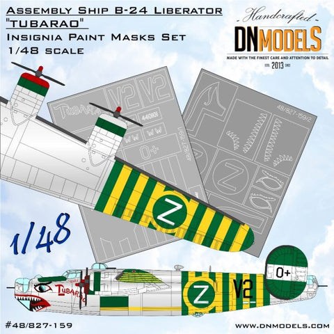 DN Models 48-827-159 1/48 Assembly Ship B-24 Liberator “TUBARAO”