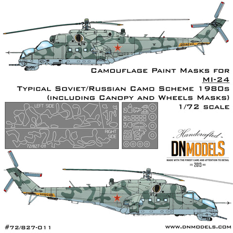DN Models 72-827-011 1/72 MI-24 Camo #1