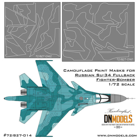 DN Models 72-827-014 1/72 Su-34 Camo