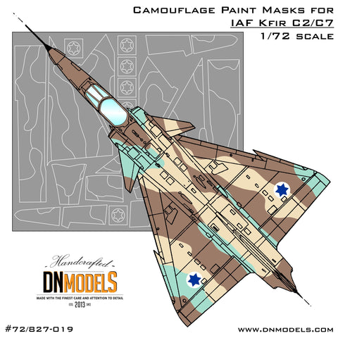 DN Models 72-827-019 1/72 IAF Kfir C2 C7 Camo NEW
