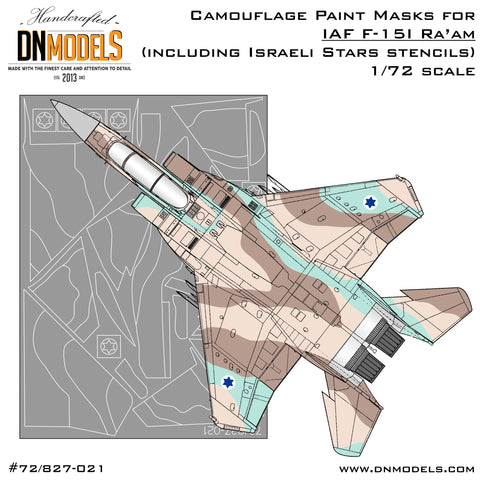 DN Models 72-827-021 1/72 IAF F-15I Ra'am Camo