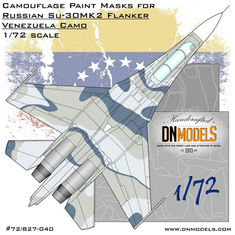 DN Models 72-827-040 1/72 Su-30MK2 Venezuela Flanker Camouflage