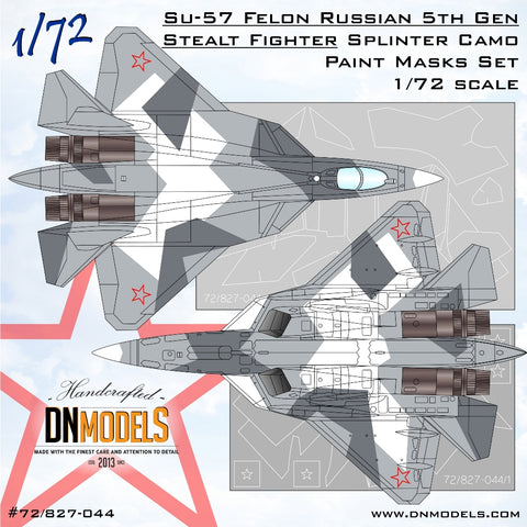 DN Models 72-827-044 1/72 Su-57 Felon Splinter Camo