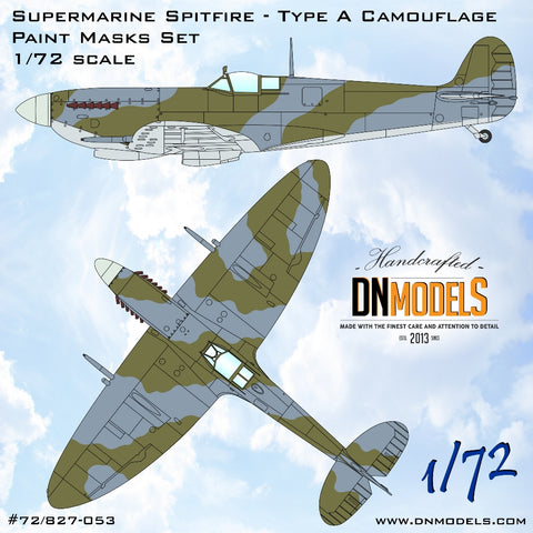 DN Models 72-827-053 1/72 Supermarine Spitfire Camouflage Type A