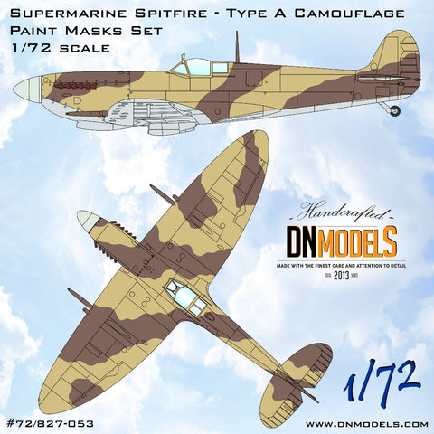 DN Models 72-827-053 1/72 Supermarine Spitfire Camouflage Type A