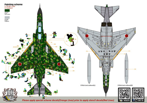 DXM 01-4339 1/48 JASDF F-4EJ ADTW Digital Camouflage 2017