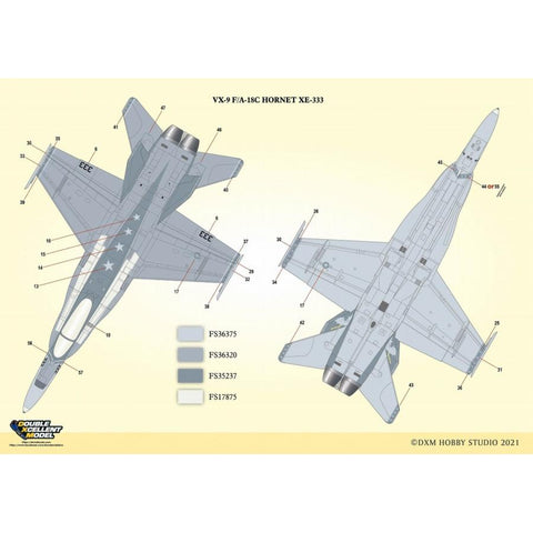 DXM 11-3113 1/32 USN F/A-18C Hornet VX-9 Vampires (For Academy)