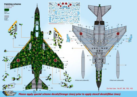 DXM 11-7232 1/72 JASDF F-4EJ ADTW Digital Camouflage 2017 (Limited Edition) (For Hasegawa, Fine Molds, and Fujimi)
