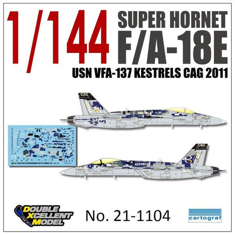 DXM 21-1104 1/144 US Navy F/A-18E VFA-137 Kestrels CAG 2011