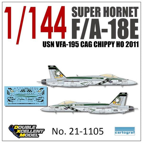 DXM 21-1105 1/144 US Navy F/A-18E VFA-195 Dambusters 2011 Chippyho (For Revell, Dragon, and Platz)